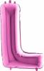 Nafukovací balónek písmeno L růžové 102 cm