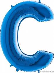 Nafukovací balónek písmeno C modré 102 cm