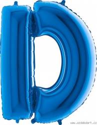 Nafukovací balónek písmeno D modré 102 cm