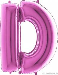 Nafukovací balónek písmeno D růžové 102 cm