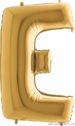 Nafukovací balónek písmeno E zlaté 102 cm