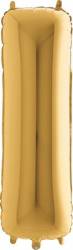 Nafukovací balónek písmeno I zlaté 102 cm