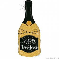 Nafukovací balónek láhev nazdraví - nový rok 91 cm