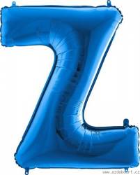 Nafukovací balónek písmeno Z modré 102 cm