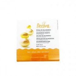 Fólie pro balení čokolád - zlatá 10x10cm 150ks