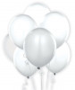 7ks Bílých Balónky vhodné na svatební výzdobu