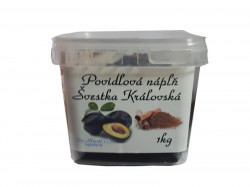 Povidlová náplň ŠVESTKA Královská+skořice/rum 1kg