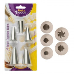 Koncovky na zdobení 5 druhů