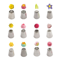 Sada 12ks koncovek na zdobení květiny