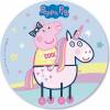 Jedlý papír prasátko Pepa a jednorožec 20cm