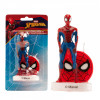 Dortová figurka Spiderman se svíčkou 9cm