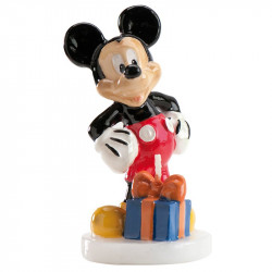 Svíčka - figurka na dort Mickey 8cm s dárkem