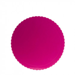 Podložka pod dort fuchsiová 25cm