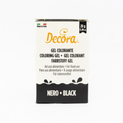 Gelová barva černá 28g