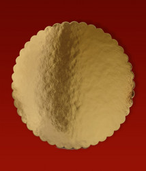Podložka dortová 2400 lem, prům.24cm zaltá