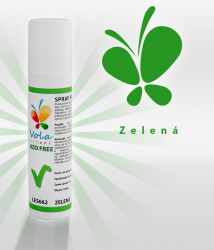 Barva ve spreji pastelová na čokoládu AF (zelená) 100 ml