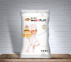 Smartflex Velvet Mandle 0,25 kg v sáčku (Potahovací a modelovací hmota na dorty) 0143 dortis