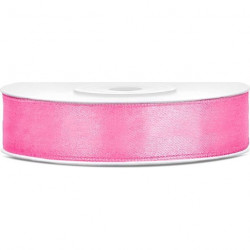 Růžová stuha 12 mm x 25 m (1 ks) TS12-081 dortis