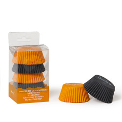 Košíček na muffiny Halloween černo oranžový 36ks 5x3cm