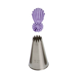 Cukrářská zdobící špička řezaná 32
