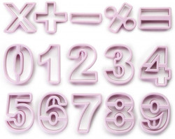 Sada vykrajovátek čísla