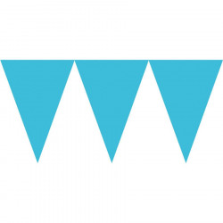 Girlanda modré vlaječky 457 x 17,7cm