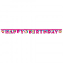 Girlanda happy birthday Barbie 200x15cm