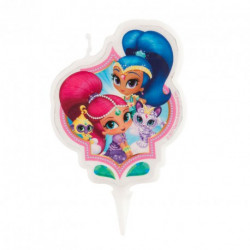 Svíčka na dort Shimmer and Shine 7cm