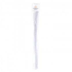 Květinové drátky bílé  slabé 50ks 40cm