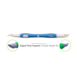 Modelovací kostice dvojitá silikonová úhlová