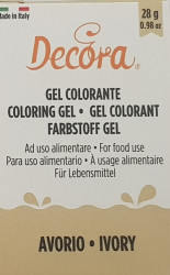 Gelová barva slonová kost 28g