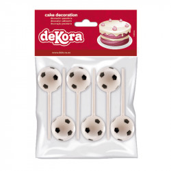 Zápich do dortu, nebo cupcakes - fotbalové míče