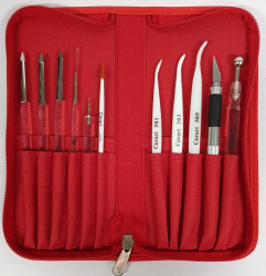 Kompletní sada na modelování Silvia Mancini červené pouzdro