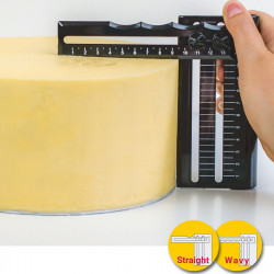 Stěrka na krém rovná a zvlňená