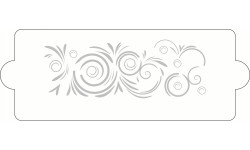 Stencil na dort 34x12cm vír