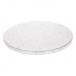 Dortová podložka stříbrná 25cm x 1,2cm