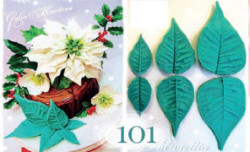 Silikonová forma žilkovač vánoční hvězda