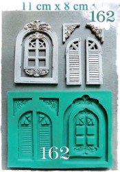 Silikonová forma okna