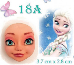 Silikonová forma obličej Elsa Frozen