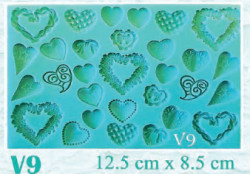 Silikonová forma srdíčka