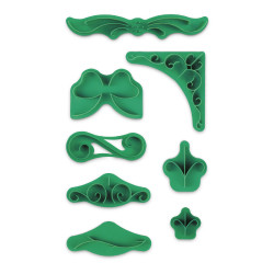 Naznačovač 7ks ornamenty