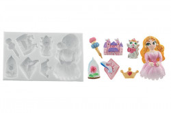 Silikonová formička princezna