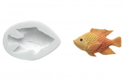 Silikonová formička ryba 35x58mm