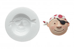 Silikonová formička pirát 22x22mm