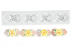 Silikonová formička květinový lem 165x25mm