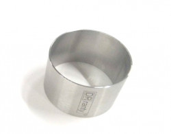 Nerezová forma Patisse pr. 9cm, výška 5,5 cm