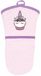 Kuchyňská rukavice se silikonovou dlaní unicorn