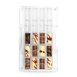 Polykarbonátová forma na čokoládu Cilindro small