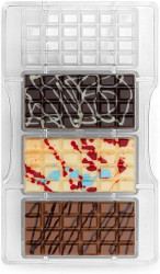 Polykarbonátová forma na čokoládu tabulka