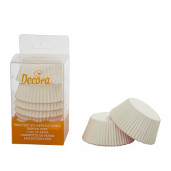 Košíčky na muffiny bílé 75ks 5x3,2cm